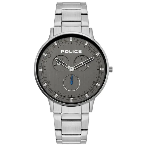 Police Herrenuhr Edelstahl BERKELEY PL15968JS 39M Silber von Police