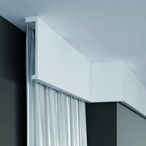 PROVISTON Lichtleiste 2m - Indirekte Beleuchtung für kreative Raumgestaltungen - Matratzenauflagen und hochwertige Lichtleisten aus Polyurethan für stilvolle Raumgestaltung. Ideal für Feuchträume, robust und individuell anpassbar.