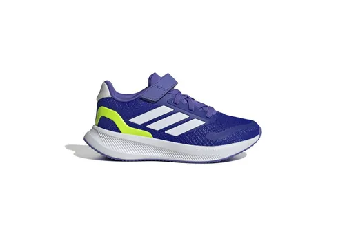ADIDAS Kinder Freizeitschuhe Runfalcon 5 Kids - Sneaker für aktive Kinder mit weichem Tragegefühl und Cloudfoam Dämpfung. Ideal für quirlige Kids, leicht anzuziehen dank Klettverschluss und recycelten Materialien.