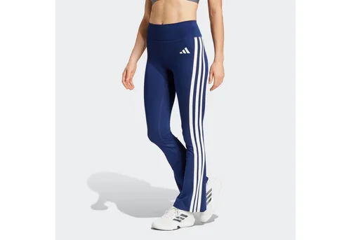 adidas Performance Trainingstights OPT ESS 3S FLAR blau S - Sportliche Trainingstights in Dunkelblau mit 3 Streifen-Design, aus hochwertigem Material für optimalen Tragekomfort. Ideal für aktive Sportler, die Wert auf Bewegungsfreiheit legen.