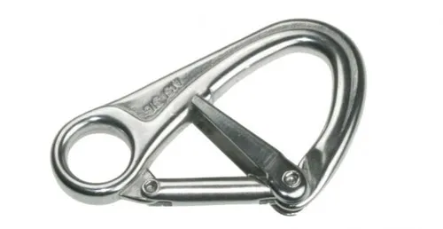 Karabinerhaken Sicherheitskarabiner aus  Edelstahl