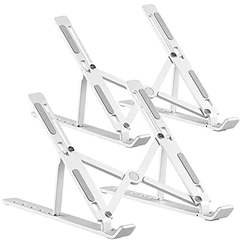 PEARL Laptopstütze: 2er-Set Portabler Alu-Notebook-Ständer bis 39,5 cm (15,6