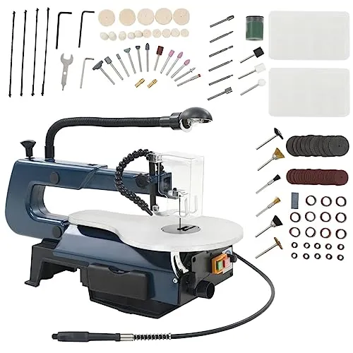 vidaXL Dekupiersäge 108-tlg. 125W mit Extra-Sägeblatt