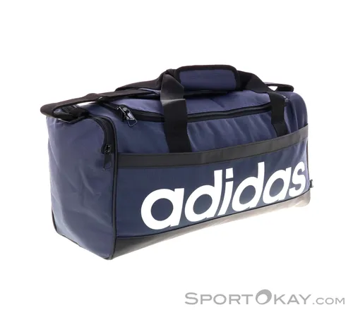 adidas Linear Duffel S Sporttasche in blau von adidas