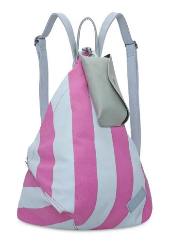 Fritzi aus Preussen Damen Izzy Ice Tomke Canvas Bubble Gum Rucksack - Damen-Rucksackhandtaschen mit abnehmbarem Brillenetui, ideal für stylische Ausflüge und den täglichen Gebrauch.
