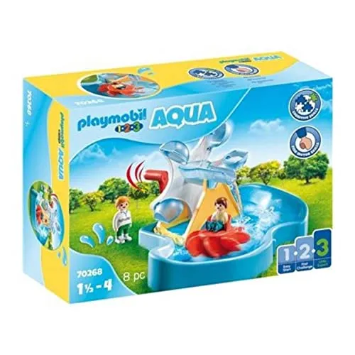 PLAYMOBIL 1.2.3. Wasserrad mit Karussell