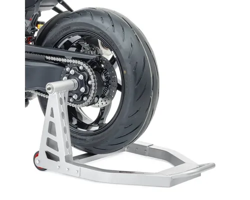 Einarm Montageständer für Ducati Hypermotard 950/SP 19-23 - Robuster Einarm-Montageständer aus Aluminium für sicheren Halt beim Arbeiten an der Hinterachse. Ideal für die Werkstatt, um Ihr Motorrad schnell und einfach aufzubocken.