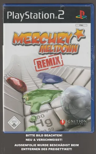 Mercury Meltdown Remix - PS 2 Spiel, spannende Geschicklichkeit und Rätsel für alle Altersgruppen, USK 0