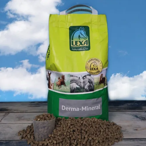EPONA Tierpräparate Lexa - Derma Mineral - Mineralfutter für Pferde, speziell abgestimmt für Pferde mit empfindlicher Haut und Fell