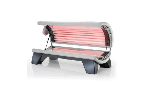 Hapro Oberkörpersolarium CollagenSun 26/5 Combi - Vielseitiges Oberkörpersolarium mit digitalem Display und 31 hochwertigen Röhren. Ideal für eine gleichmäßige Bräunung und entspannende Anwendungen. Inkl. UV-Schutzbrille und Montagewerkzeug.