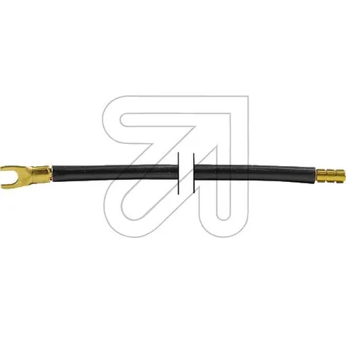 Verdrahtungsbrücke 6mm² Gabelschuh/Aderendhülse L350mm