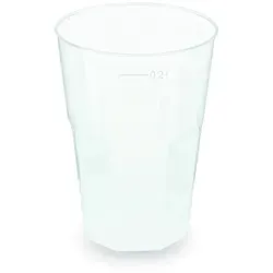 Pfandbecher (PP) wiederverwendbar Cocktail Ø70mm 0,2L [25 St.]