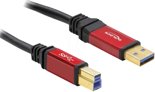 DELOCK 82756 - USB 5 Gb/s Kabel, A Stecker auf B Stecker, 1 m