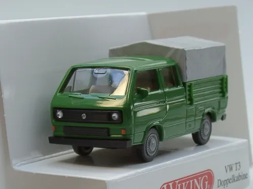 Wiking VW T3 Doppelkabine, grün - 0293 09 - 1:87