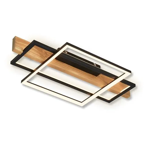 Briloner Leuchten CADRE Deckenleuchte - Moderne Deckenleuchte mit elegantem Design, ideal für stilvolle Wohnräume und energiesparend.