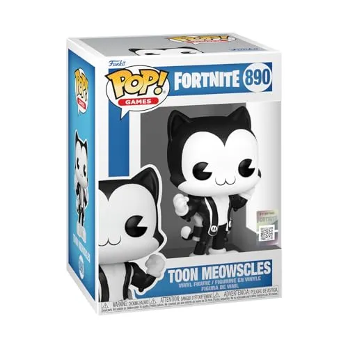 Fortnite Toon Meowscles 890 - Funko Pop! Vinyl Figur - Actionfiguren: Offiziell lizenzierte Funko Pop! Figur in Premium-Qualität, ideal für Sammler und Fortnite-Fans, Höhe ca. 9,5 cm, perfekt für Vitrine oder Schreibtisch.