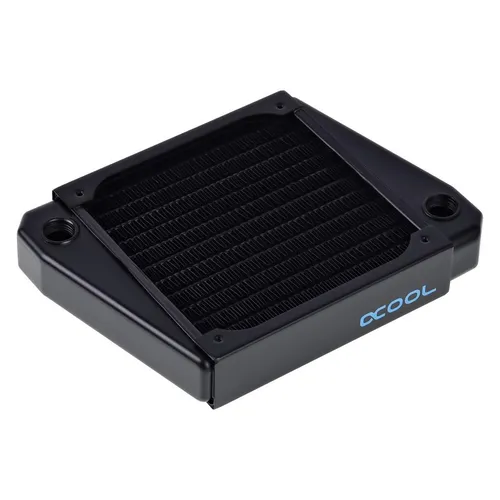 Alphacool NexXxoS ST30 Full Copper X-Flow Radiator 1x 120mm - Hochwertiger 120mm Radiator aus Vollkupfer für optimale Kühlleistung und effizienten Betrieb in Computer-Kühlkomponenten.