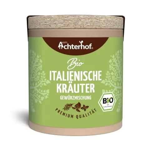 Italienische Kräuter Bio 20g | mit Oregano, Rosmarin, Basilikum | gerebelt und getrocknet | Bio Qualität | ideal für Salate, Saucen und mediterrane Gerichte | vom Achterhof