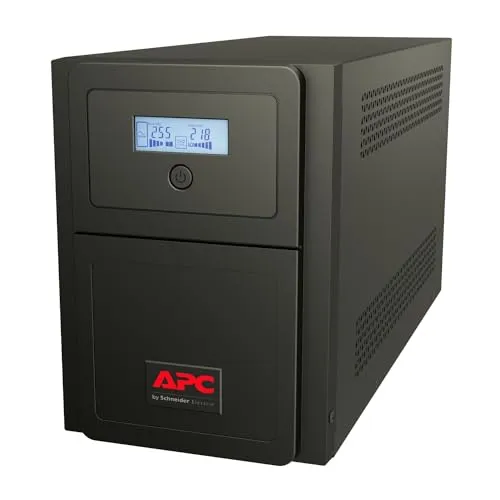 APC Easy UPS SMV 1000VA 230V - Unterbrechungsfreie Stromversorgung mit 1000VA, bietet zuverlässigen Schutz für Ihre Geräte bei Stromausfällen und Überspannungen.