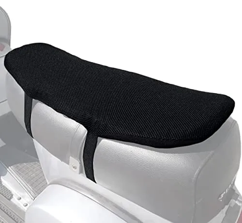 Lupex Gel-Sitzkissen für Motorrad und Scooter - 3D-Gel-Sitzbezug für optimalen Fahrkomfort, atmungsaktiv und rutschfest. Passt sich perfekt an Körperkonturen an und sorgt für gleichmäßige Druckverteilung.