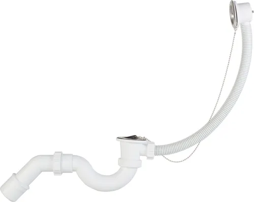 Ablaufgarnitur Badwanne Siphon Überlaufgarnitur Wannenablauf Röhrensiphon Ø 50 mm