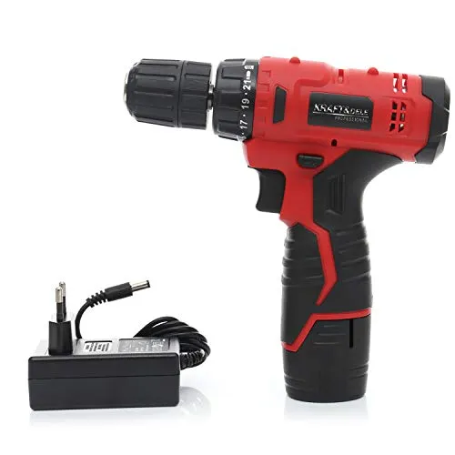 Akku Bohrschrauber 10,8V Li-Ion mit LED - Akkuschrauber für präzise Arbeiten, kompakt und handlich, ideal für Heimwerkerprojekte.