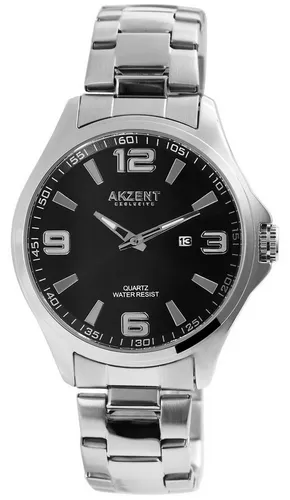 AKZENT Quarzuhr Adel – Elegante Herrenuhr mit Edelstahlband - Armbanduhren – Stilvolle AKZENT EXCLUSIVE Herrenuhr mit hochwertigem Edelstahlband, ideal für jeden Anlass und sorgt für einen zeitlosen Look.