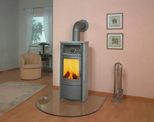 HARK Kaminofen »Opera B«, 7 kW – Effizienter Dauerbrandofen - Kaminöfen, 7 kW Nennwärmeleistung, Energieeffizienzklasse A+, mit automatischer Luftregelung für optimale Heizleistung und geringere Emissionen.