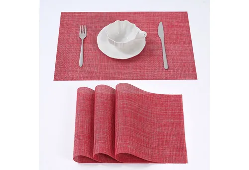 Simurq Platzset - Tischsets Abwaschbar / Rutschfest und Waschbar, (Platzdeckchen in 45x30 cm - Tischunterlage -, 4-St., Set mit 4 oder 6 Tischsets), Tischuntersetzer für Esszimmer und Küche