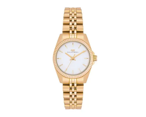 Rhodenwald & Söhne Damen Uhr mit Japan Quarzwerk - Edelstahl-Armbanduhr für Damen mit gelbgoldenem Armband und wasserdichtem Gehäuse, ideal für stilbewusste Frauen, die Qualität und Design schätzen.