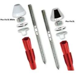 TOX TRI-2 Befestigungssatz 04510149 fuer Urinal- und Waschtisch, verchromt