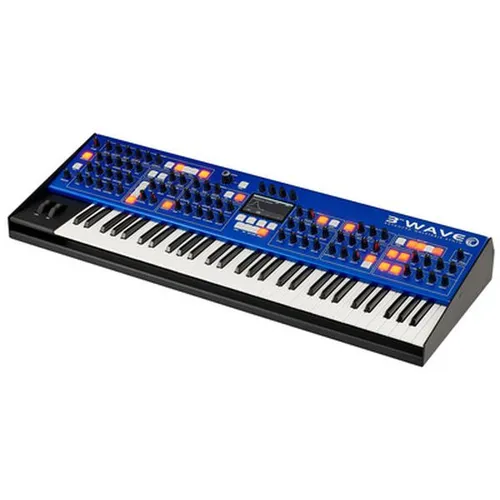 Groove Synthesis 3rd Wave - Hybrider Wavetable Synthesizer mit 24-stimmiger Polyphonie und 61-Tasten Fatar Tastatur; ideal für kreative Musikproduktion und Sounddesign.