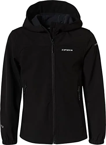 Icepeak Softshell-jacke für mädchen. KOBRYN JR, schwarz, 140
