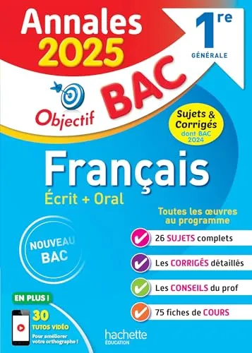 Annales Objectif BAC 2025