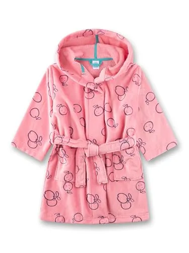 Sanetta Mädchen-Bademantel rosa Pflaumen von Sanetta