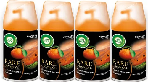 Air Wick Freshmatic Nachfüller Raumspray RARE Scents 4x 250ml Marokko Mandarine
