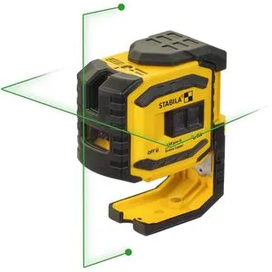 STABILA Kreuzlinienlaser LAX 300 G - 4-teiliges Set, selbstnivellierend mit grünen Laser-Linien, Reichweite bis 30 m, ideal für präzise Messungen und vielseitigen Einsatz