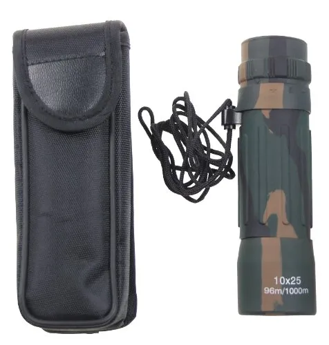 MFH Monocular, woodland, 10 x 25