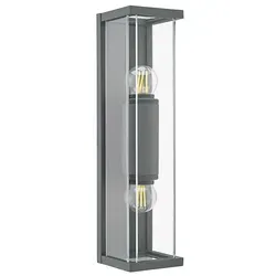 Sigor Wandleuchte Nulatern Mini double anthrazit IP54 von Sigor