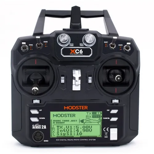 Produktbild MODSTER XC6 6-Kanal Fernsteuerung mit MR6 Empfänger