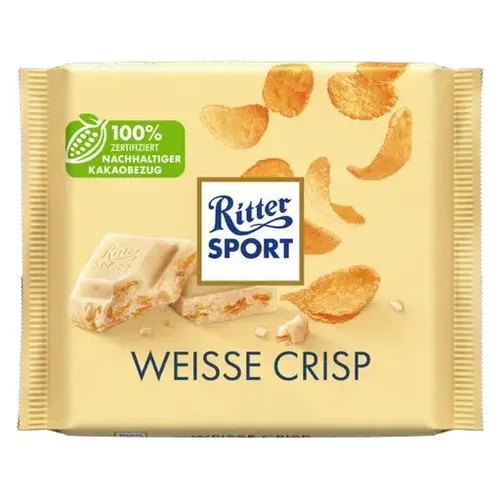 Ritter Sport Weiss+Crisp 100g