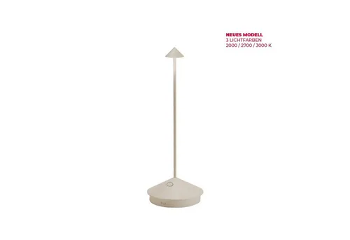 Zafferano Pina Pro Tischlampe in beige von Zafferano