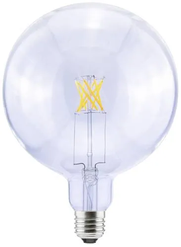 SEGULA LED-Leuchtmittel LED Globe 150 klar, E27, dimmbar - Leuchtmittel in Retro Design mit 6,5W, warmweißem Licht und hohem Farbwiedergabe-Index (CRI 90). Ideal für blendfreie Beleuchtung und vielseitige Einsatzzwecke.