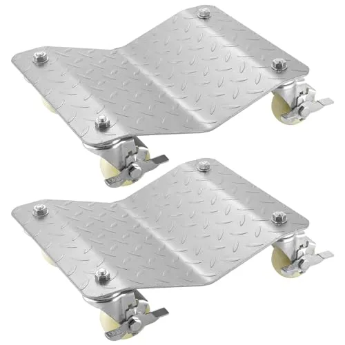 VEVOR 2 Stück Rangierhilfe 8,9kg Rad Rangierheber Wagenheber Reifenwechsel Reifenrad Autowerk Rangierhilfe Auto PKW