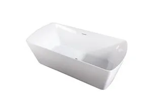 ORLANDO Badewanne - Freistehende Badewanne mit modernem Design, doppelwandigem Acryl und verstellbarem Fußsystem, ideal für stilvolle Badezimmer.