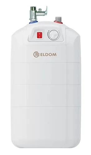 Eldom Warmwasserspeicher/Boiler 15L Untertisch druckfest, 2000 W, B Energieeffizienzklasse, Weiß, Traditional, 72326PMP