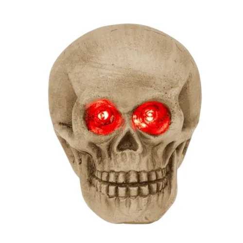 Produktbild Leuchtender Totenkopf LED Dekofigur