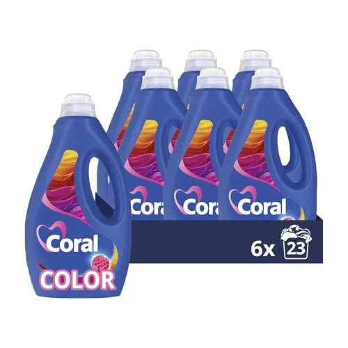Coral Farbschutz Color Waschmittel 6x 23 WL von Coral