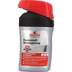 Nigrin Kunststoffpflege Performance 72936 - Autopflege für langlebigen Schutz: Farblos, seidenmatt und reduziert den Pflegeaufwand für Kunststoffe im Außenbereich erheblich.
