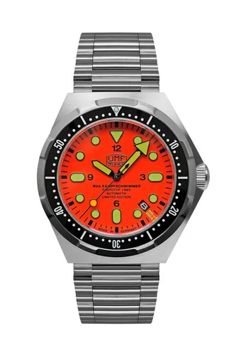 UMF Ruhla Automatikuhr 1942M-5 – Limitierte NVA Kampfschwimmer Taucheruhr - Automatik-Armbanduhr im 80er Jahre Design, wasserdicht bis 20 bar. Exklusiv in nur 500 Exemplaren, gefertigt in Deutschland – ideal für Sammler und Liebhaber.